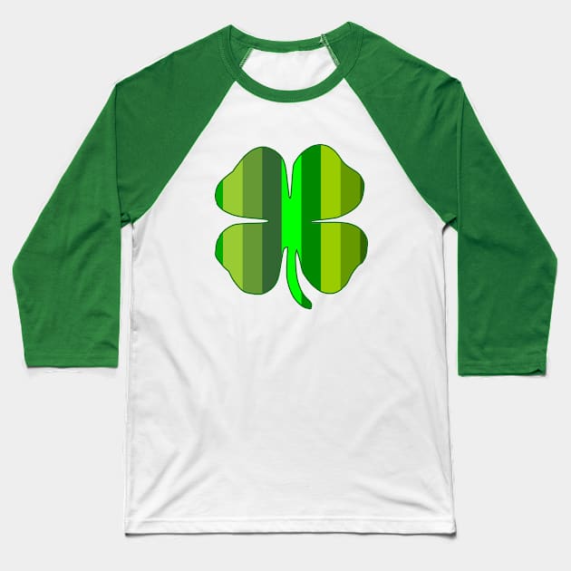 Shamrock Stripe Baseball T-Shirt by Vandalay Industries